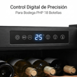 Cava Php YC-60 18 Botellas Panel Led